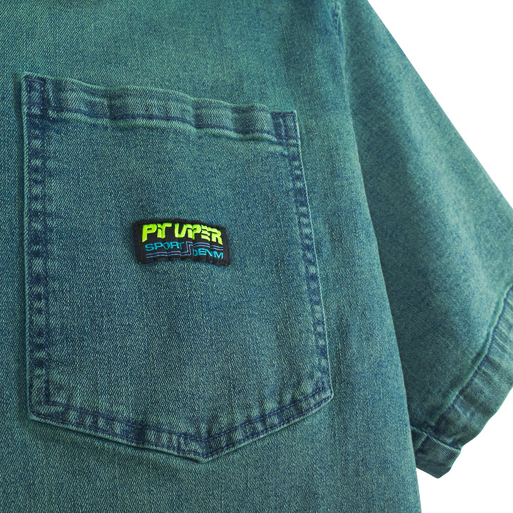 Rec Center Sport Denim Short Sleeve Shirt - Image 2